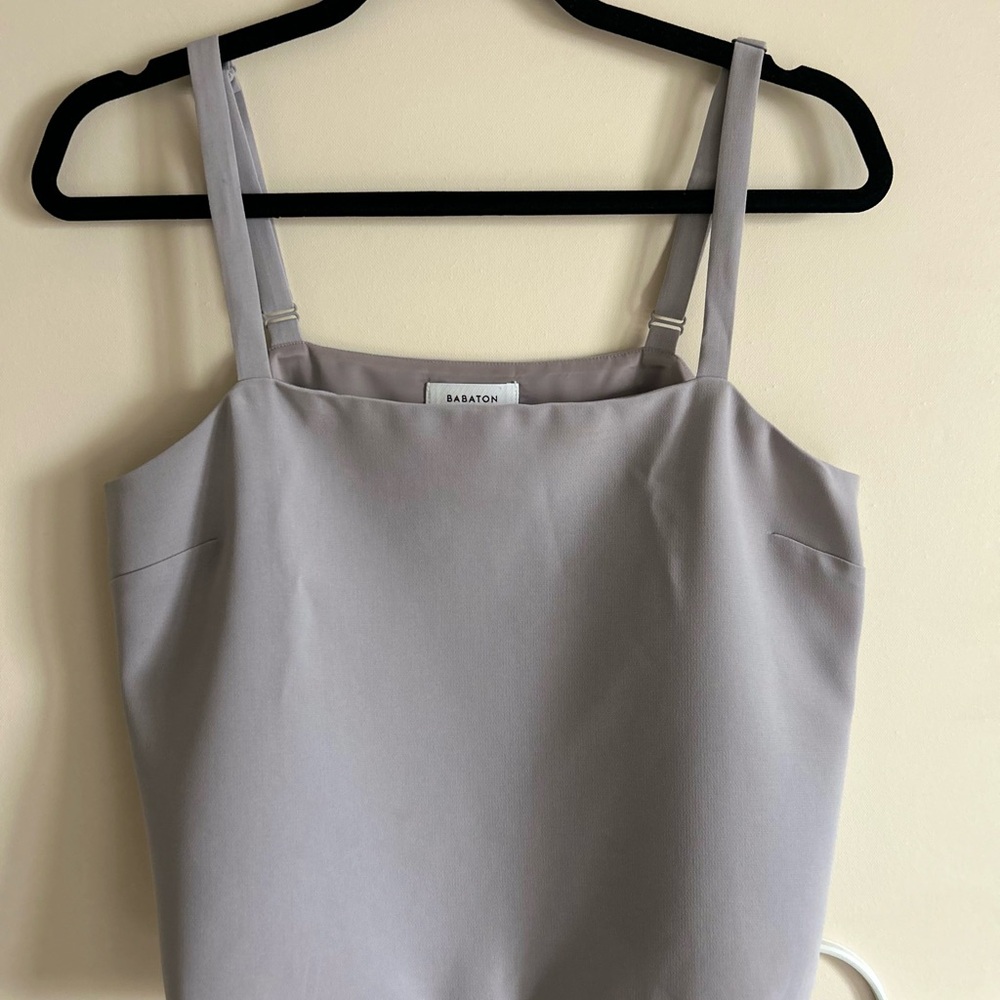 Babaton Light Gray Camisole Top